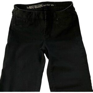 Women’s Black Denim Midrise Ankle Jeans Jeggings Size 4